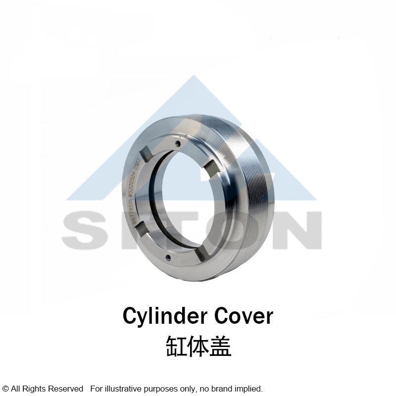 Cylinder Cover, Spare Part of M10 Rock Drills, 7100000242
