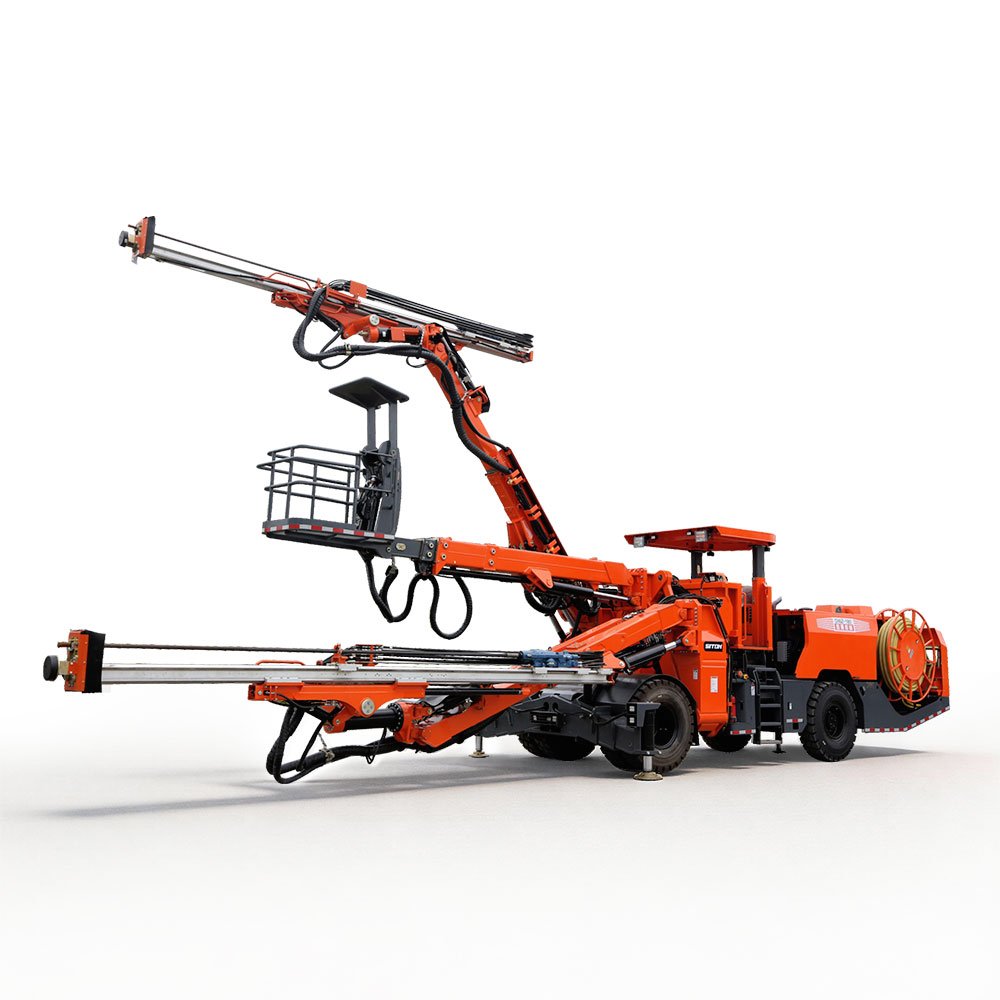 DW2-180 Double-boom Face Drilling Rig Jumbo for Full-section