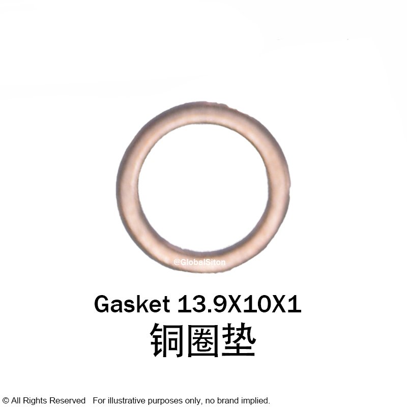 Gasket 13.9X10X1, Spare Part of A18 Rock Drills, 7200000082